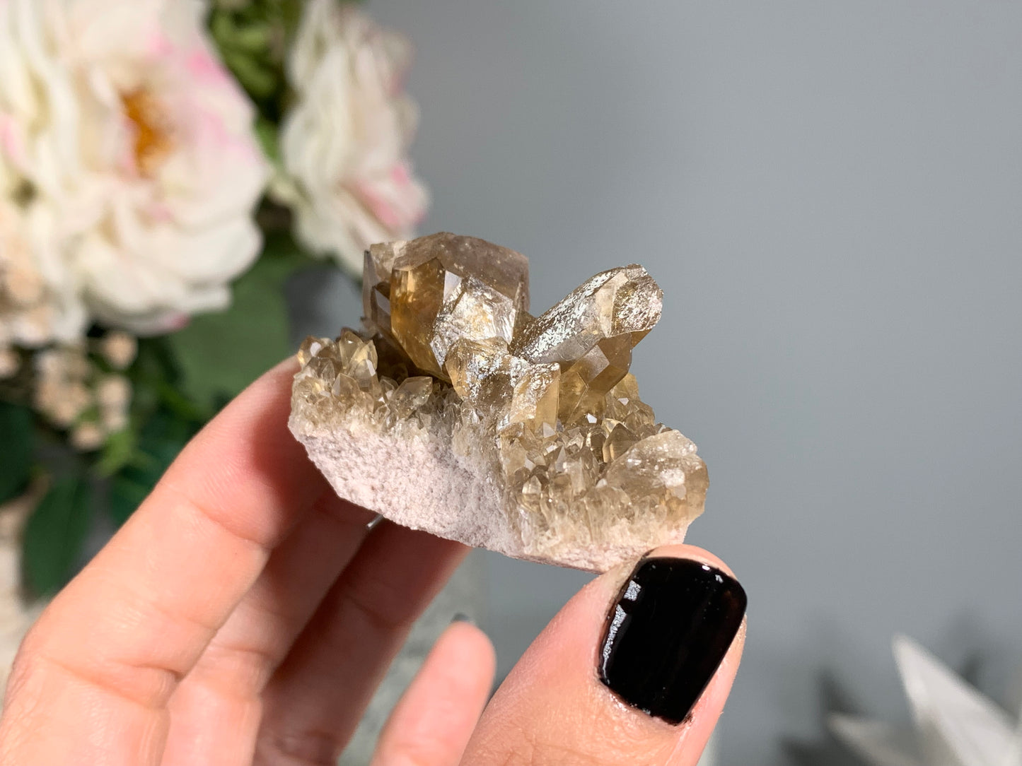 Congo Smoky Citrine Cluster (2.2", 55mm)