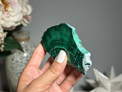 Malachite Chrysocolla Slab (3.7", 95mm)