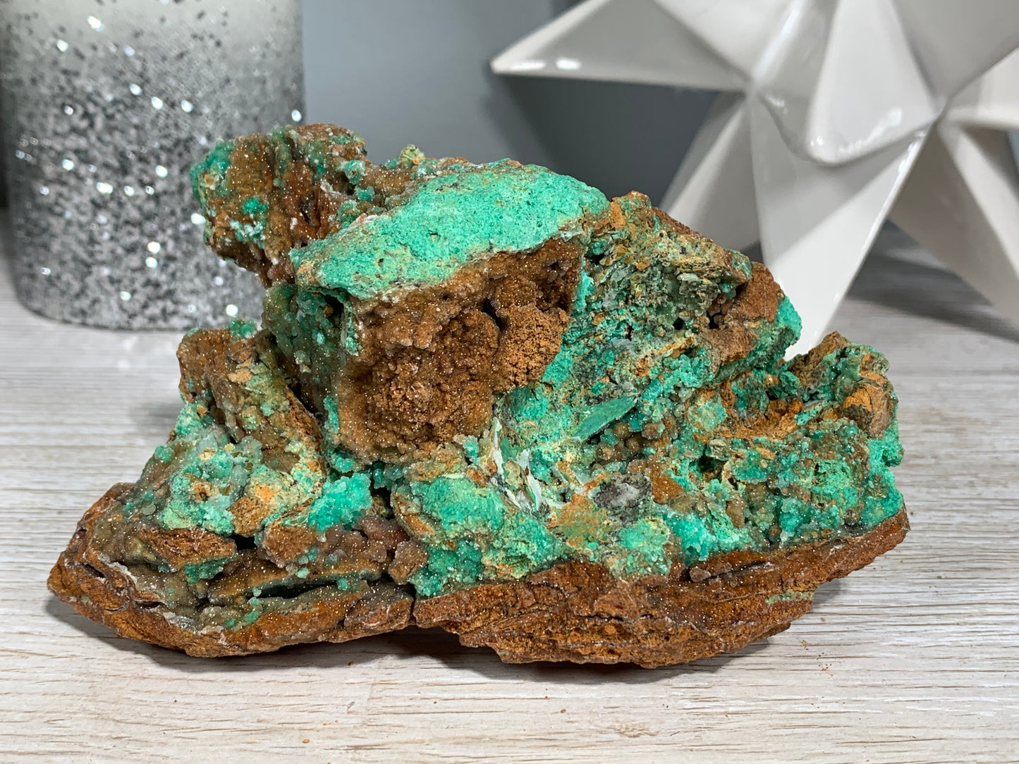 Druzy Chrysoprase (5.2", 132mm)