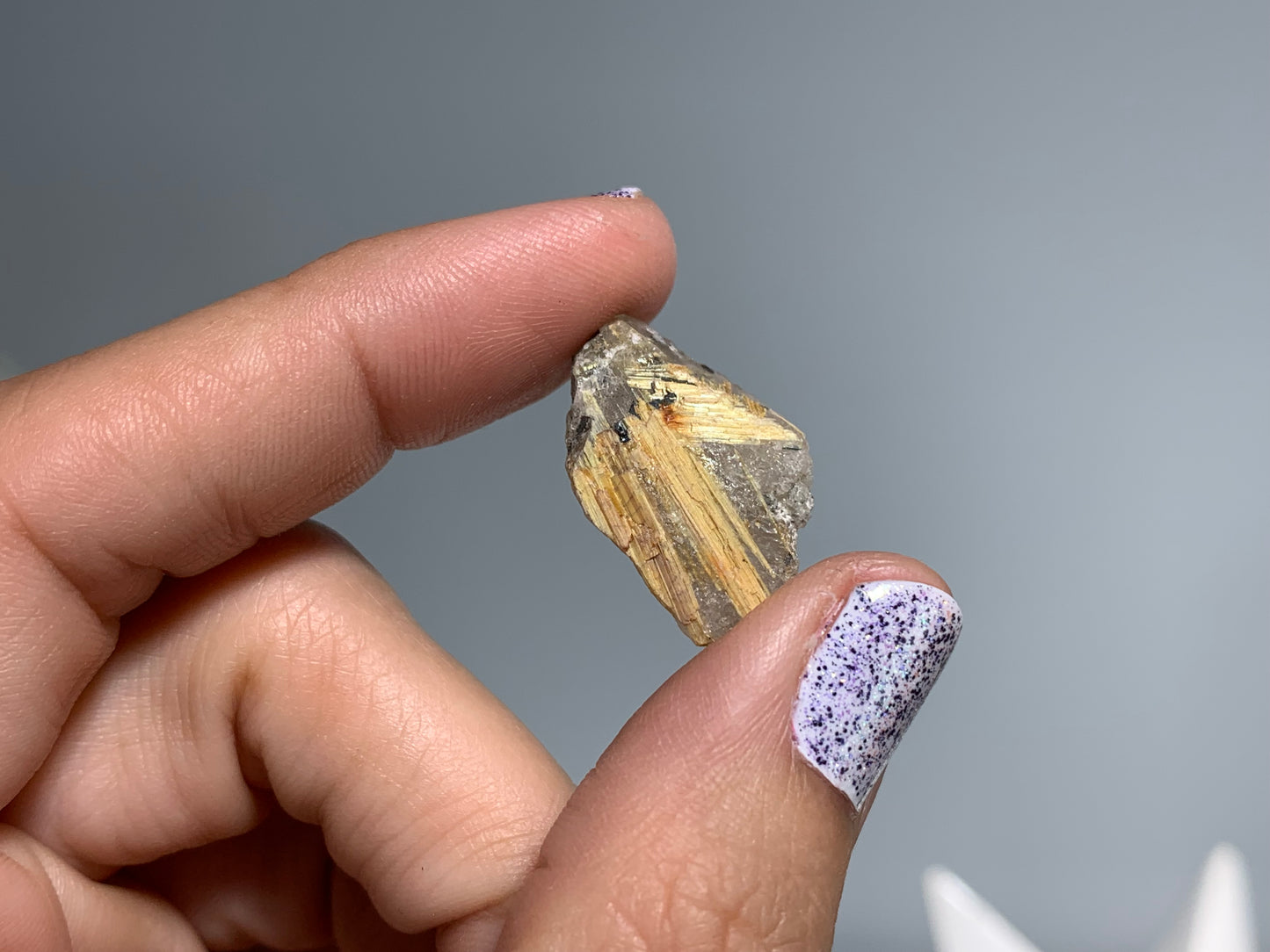 Gold Rutile in Quartz (3-4 grams)