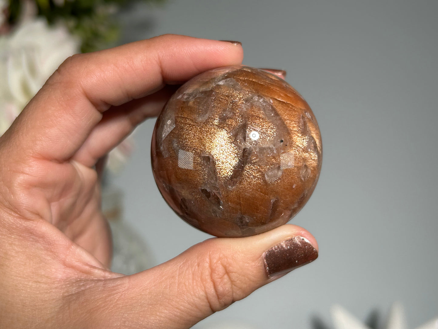 Confetti Sunstone Sphere (1.8", 47mm)