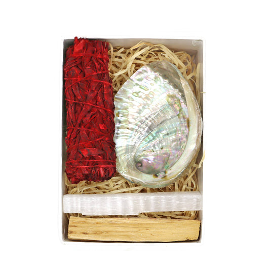 Dragon's Blood Sage Mini Smudge Kit | Cleansing & Protection Gift Box