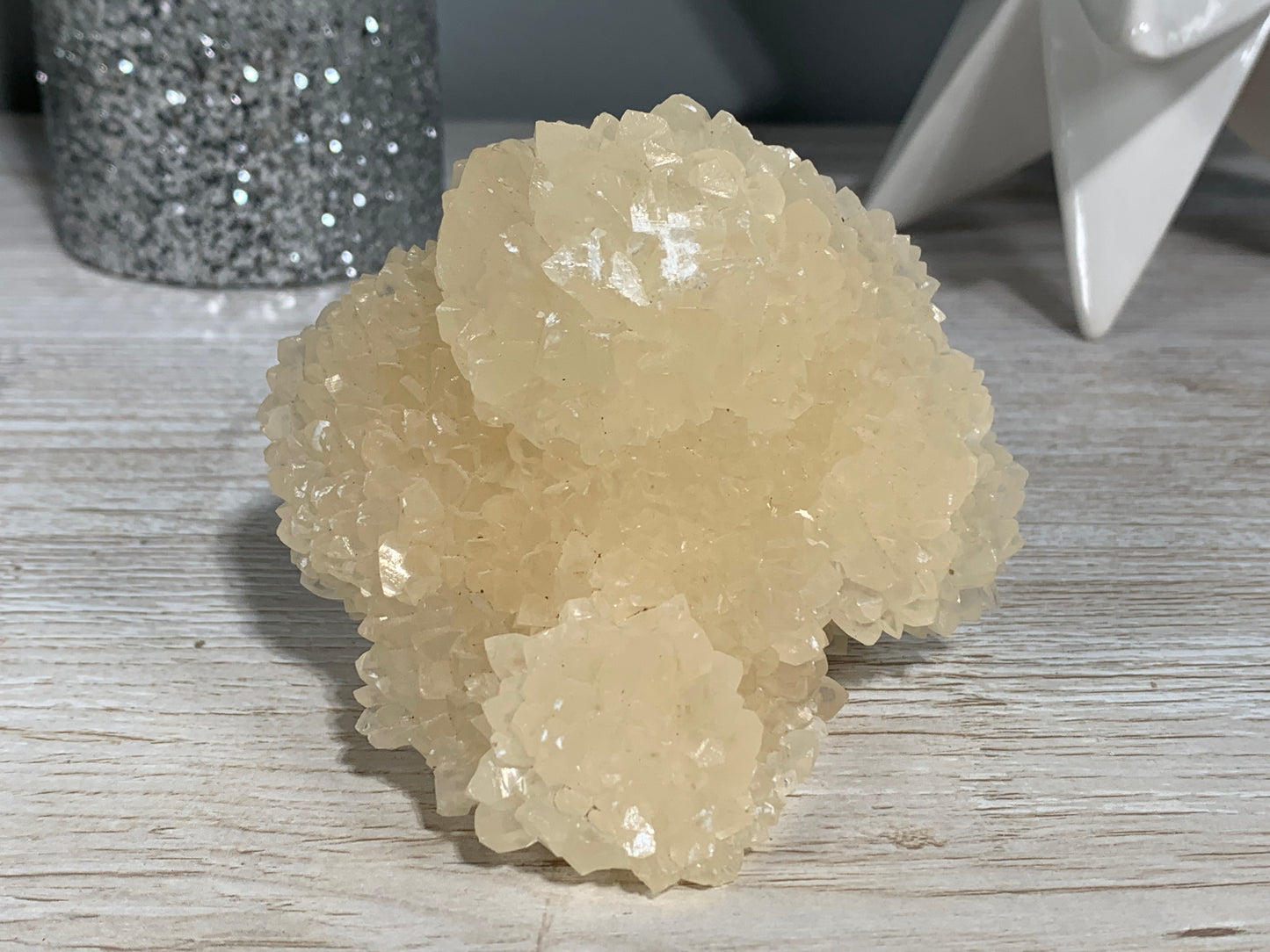 Natural Premium Calcite Flower (3.5", 90mm)