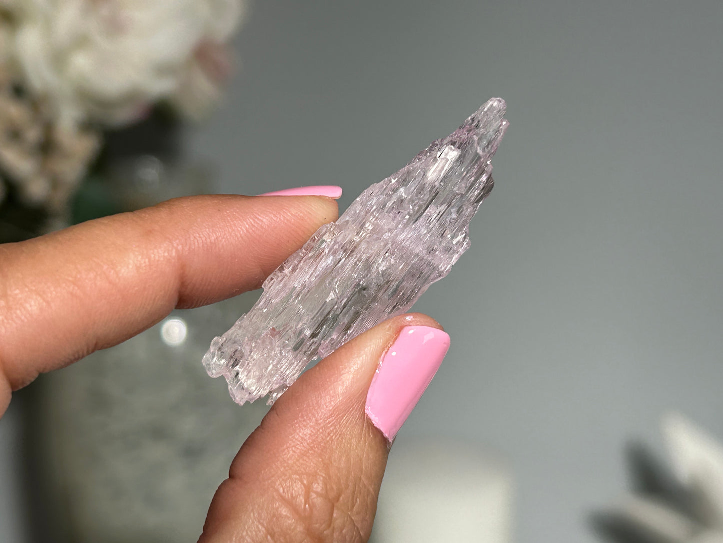 Natural Purple Kunzite Point (1.8", 46mm)