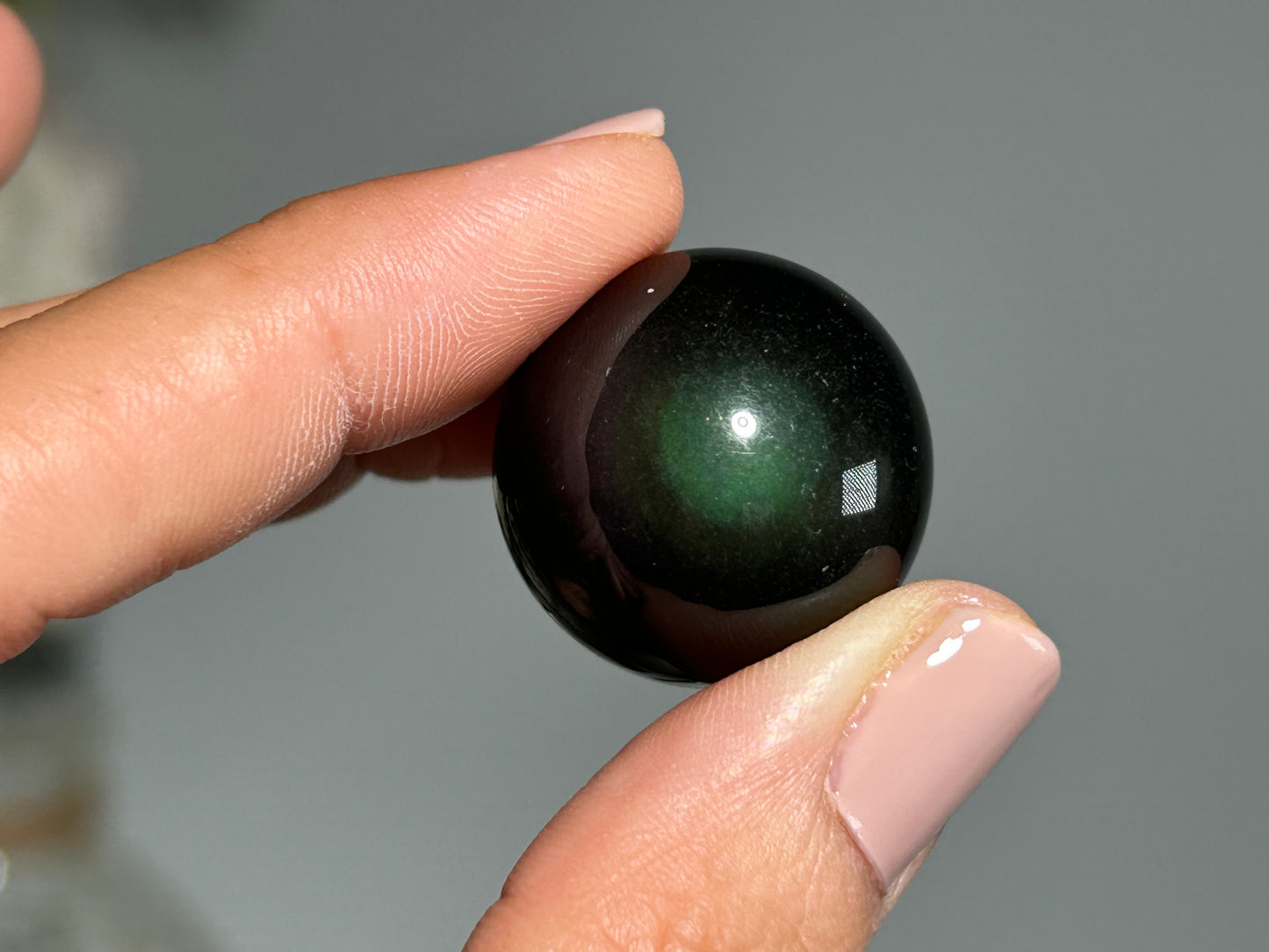 Small Rainbow Obsidian Sphere