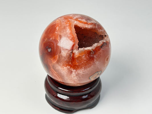 Druzy Carnelian Sphere (2.2", 55mm)