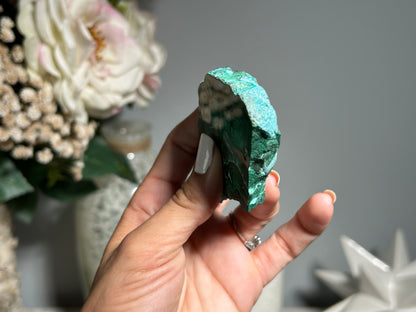 Malachite Chrysocolla Slab (3.7", 95mm)