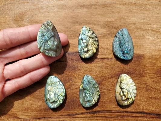 Labradorite Indian Head