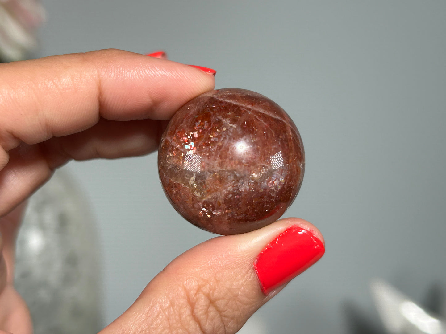 Confetti Sunstone Sphere (1.1", 28mm)