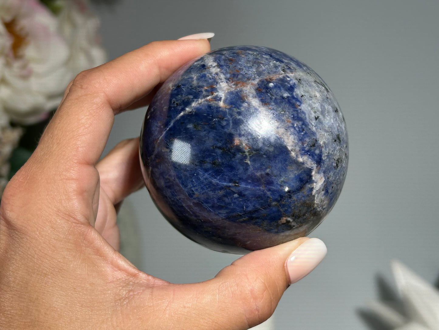 Sodalite Sphere (2.7", 69mm)