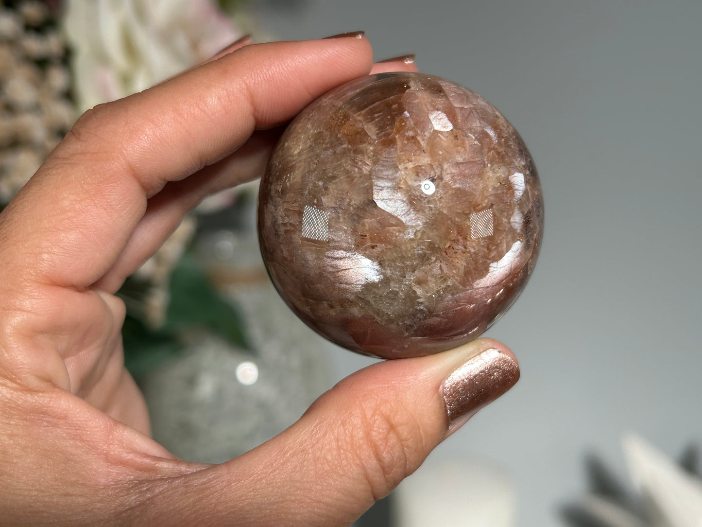 Confetti Sunstone Sphere (1.8", 47mm)