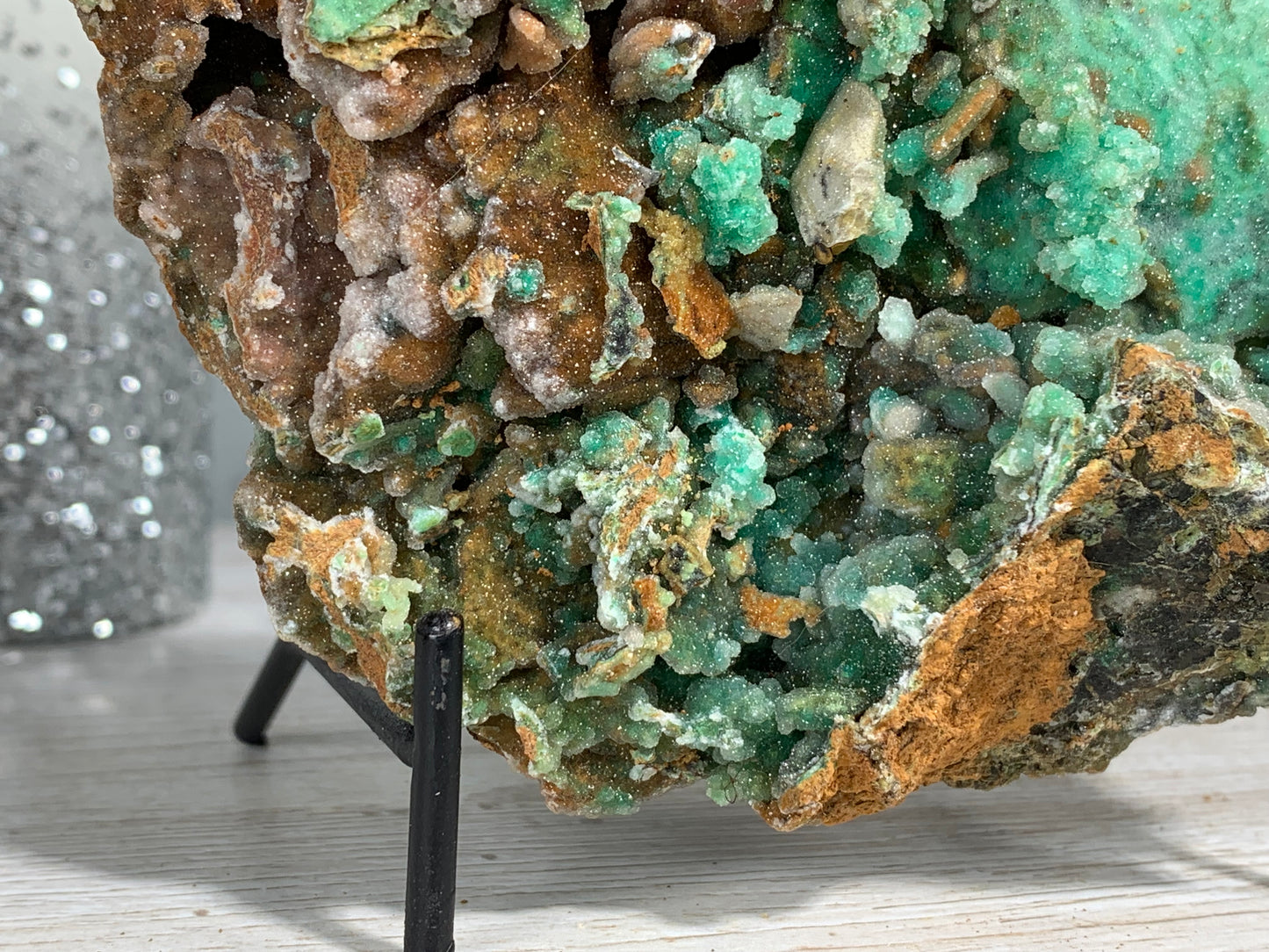 Druzy Chrysoprase (6.8", 174mm)