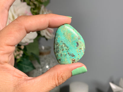 Flat Peruvian Turquoise