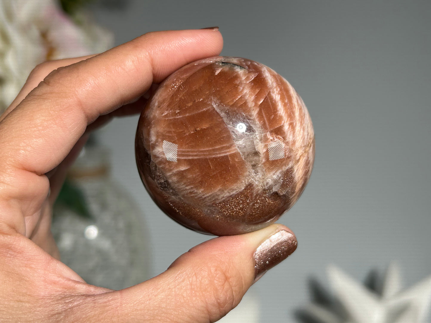 Confetti Sunstone Sphere (1.9", 48mm)