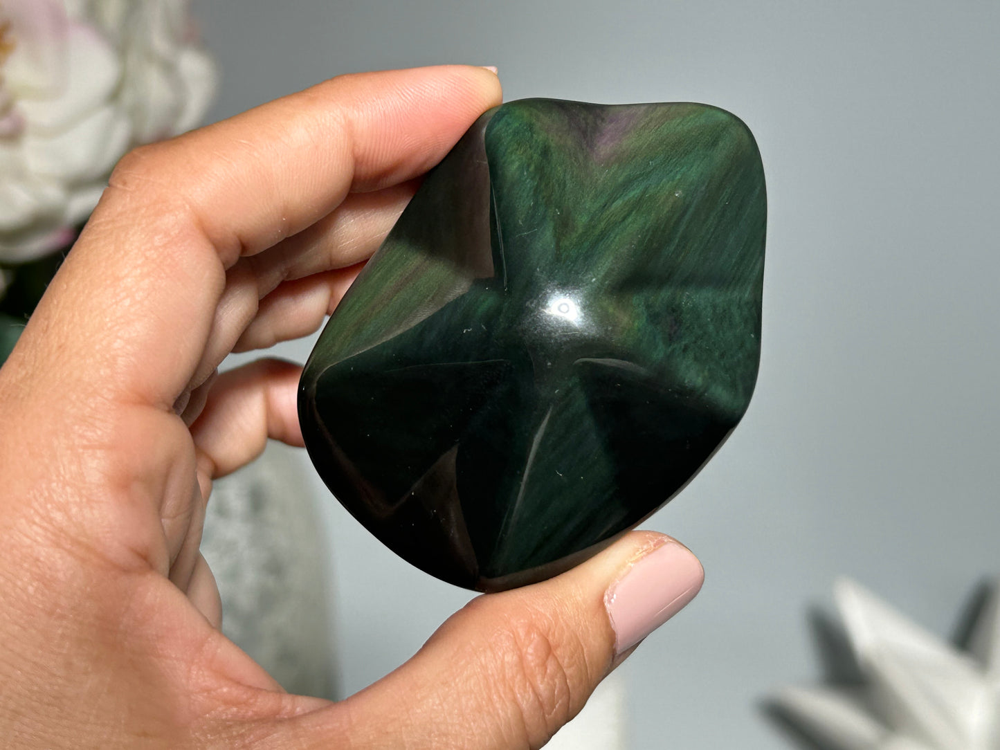 Rainbow Obsidian Star (2.7", 68mm)