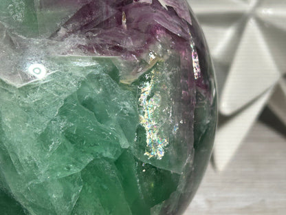 Fluorite Sphere (5.7", 145mm)