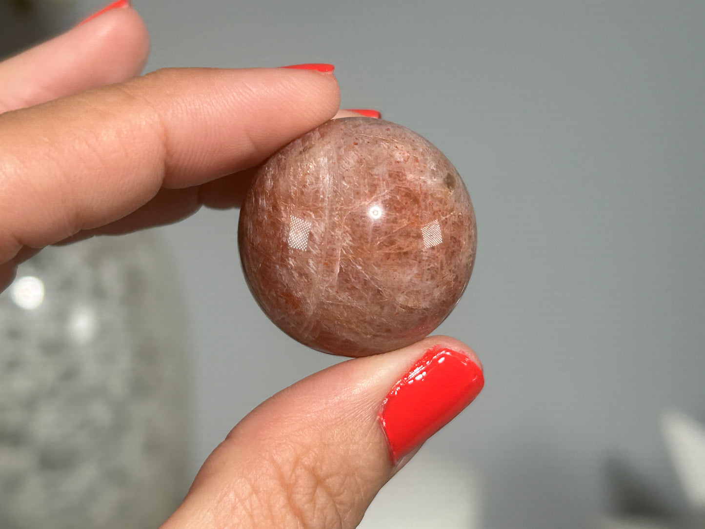 Confetti Sunstone Sphere (1.1", 28mm)