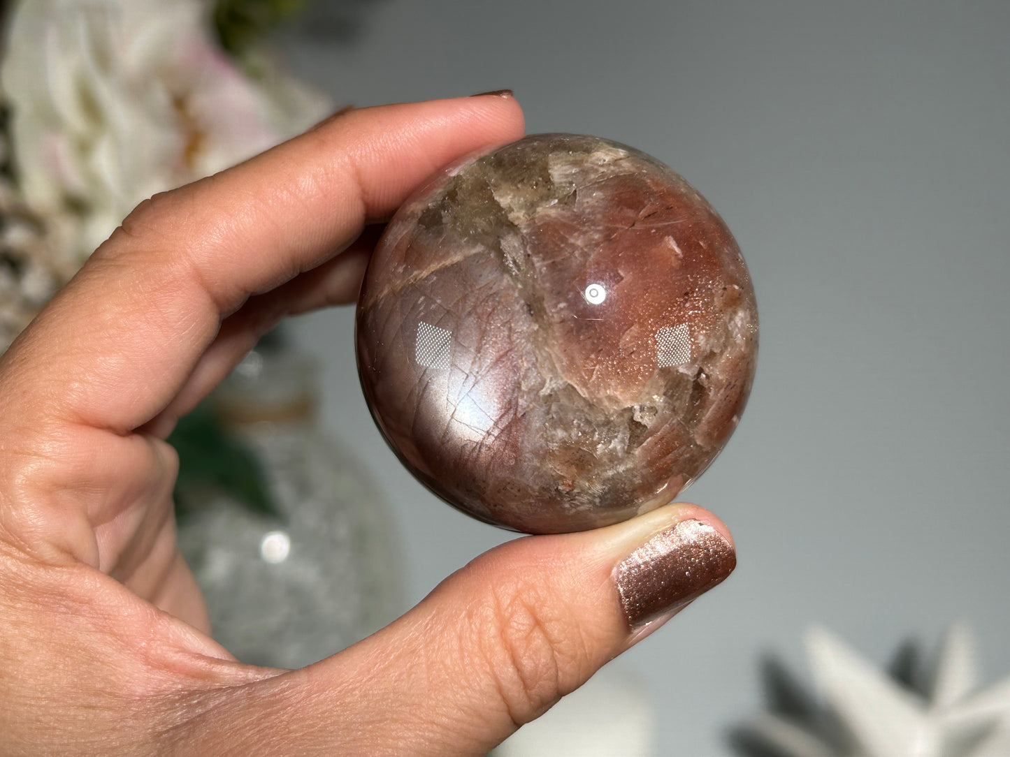 Confetti Sunstone Sphere (1.8", 47mm)