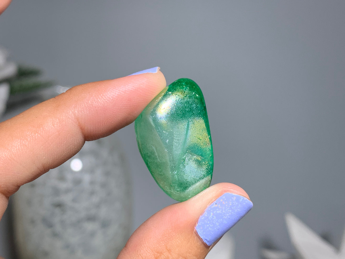 Tumbled Green Aura Quartz