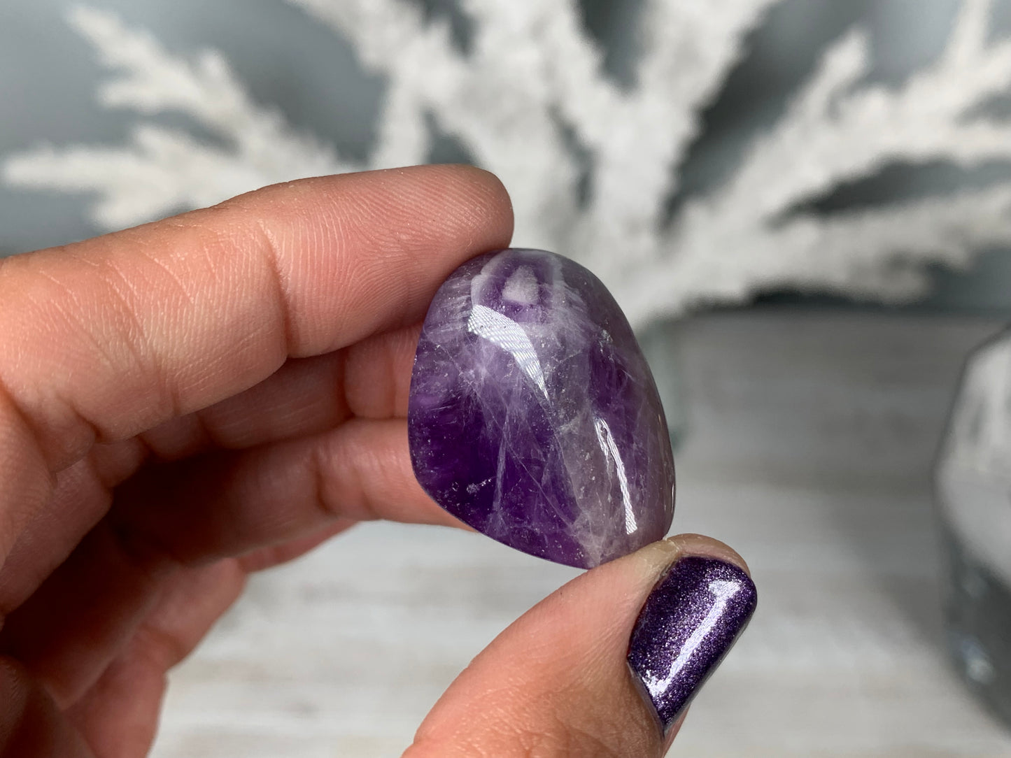 Tumbled Dog Tooth Amethyst Large