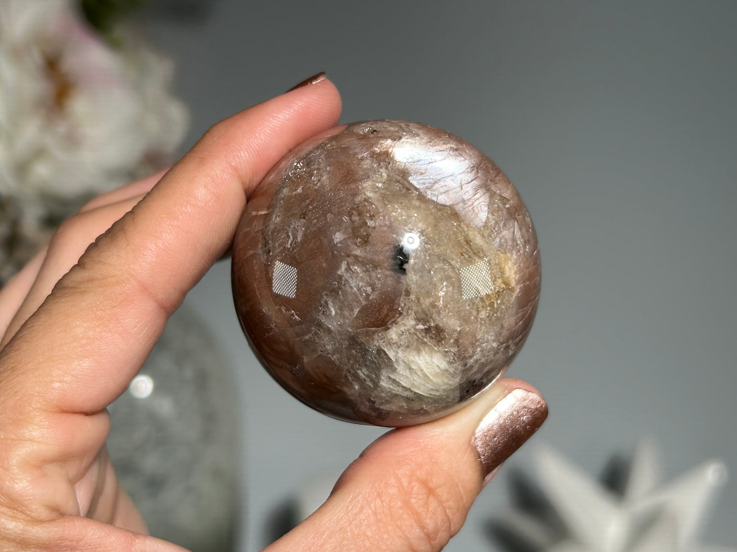 Confetti Sunstone Sphere ( 1.8", 47mm)