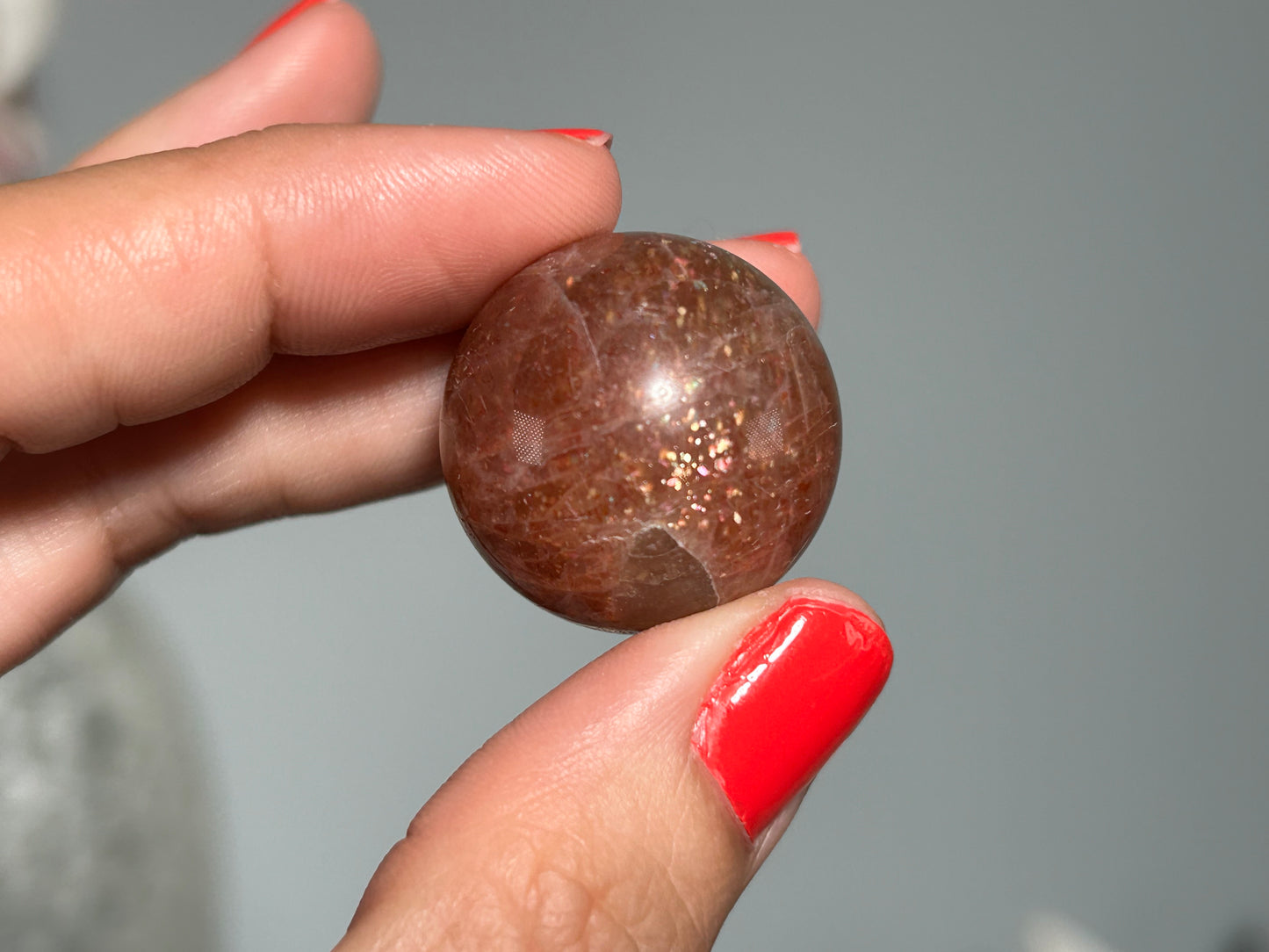 Confetti Sunstone Sphere (0.9", 24mm)