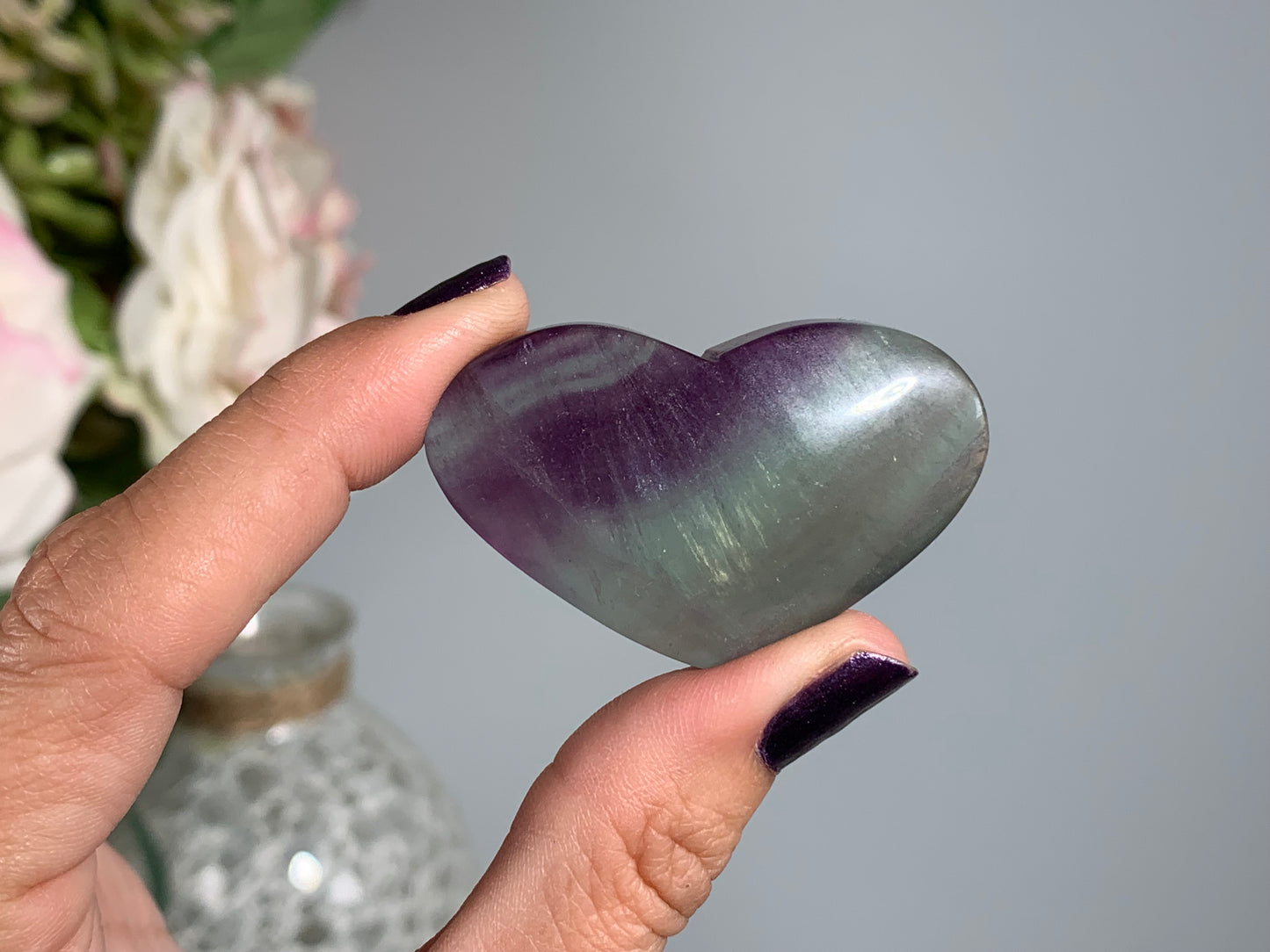 Small Fluorite Heart