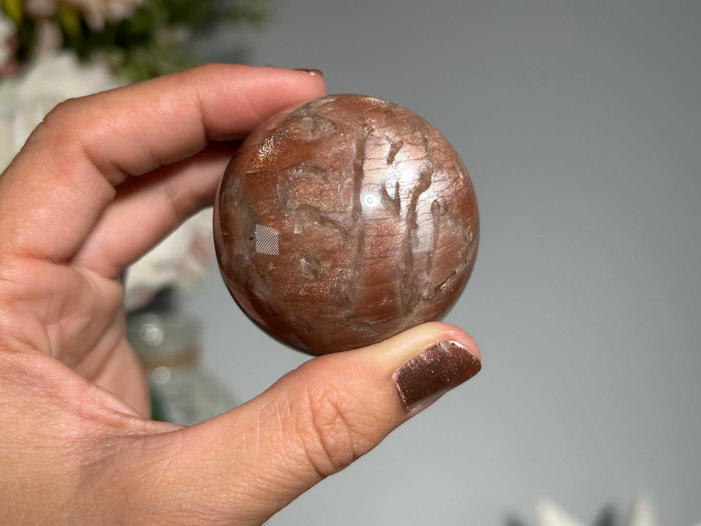 Confetti Sunstone Sphere (1.8", 47mm)