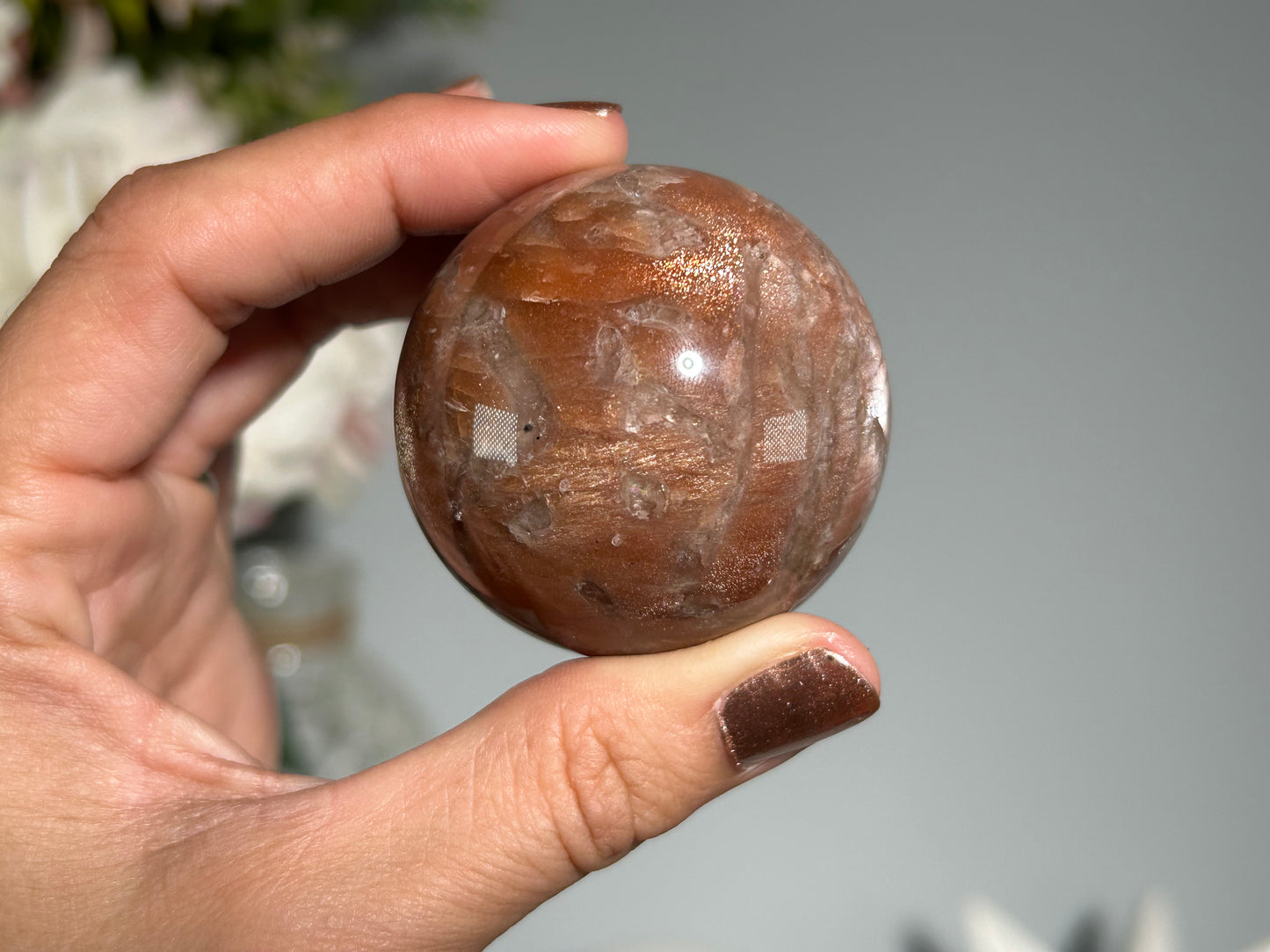 Confetti Sunstone Sphere (1.8", 47mm)