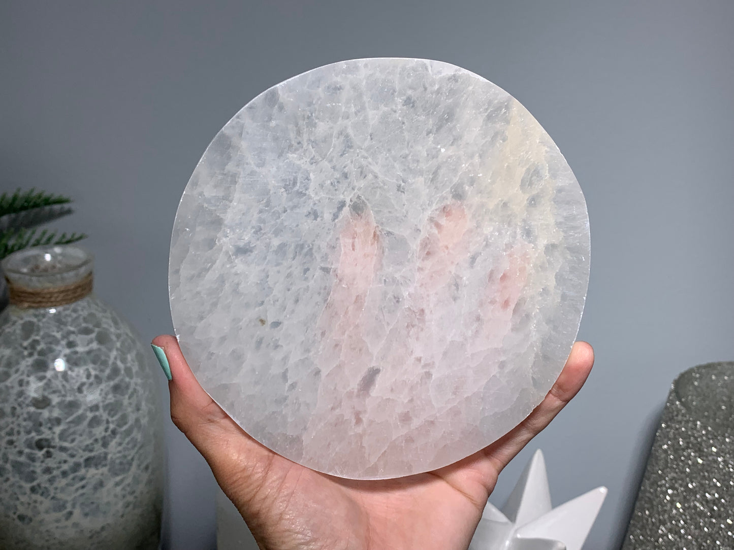 Selenite Disk (6")