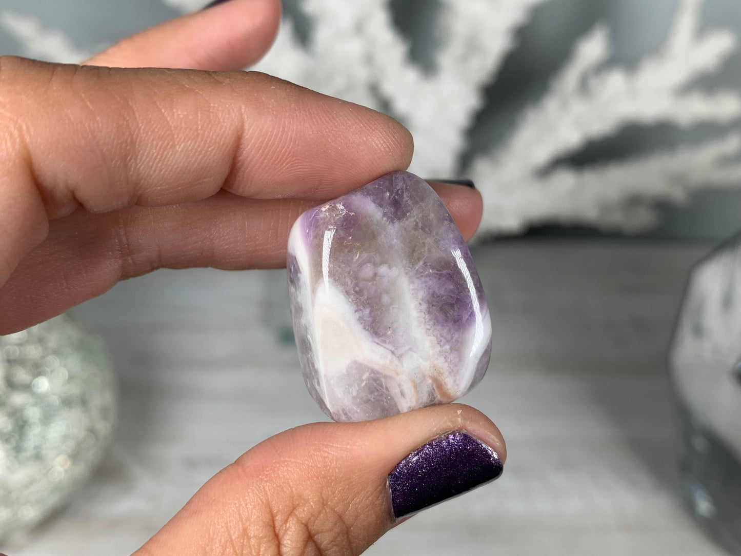 Tumbled Dog Tooth Amethyst Large