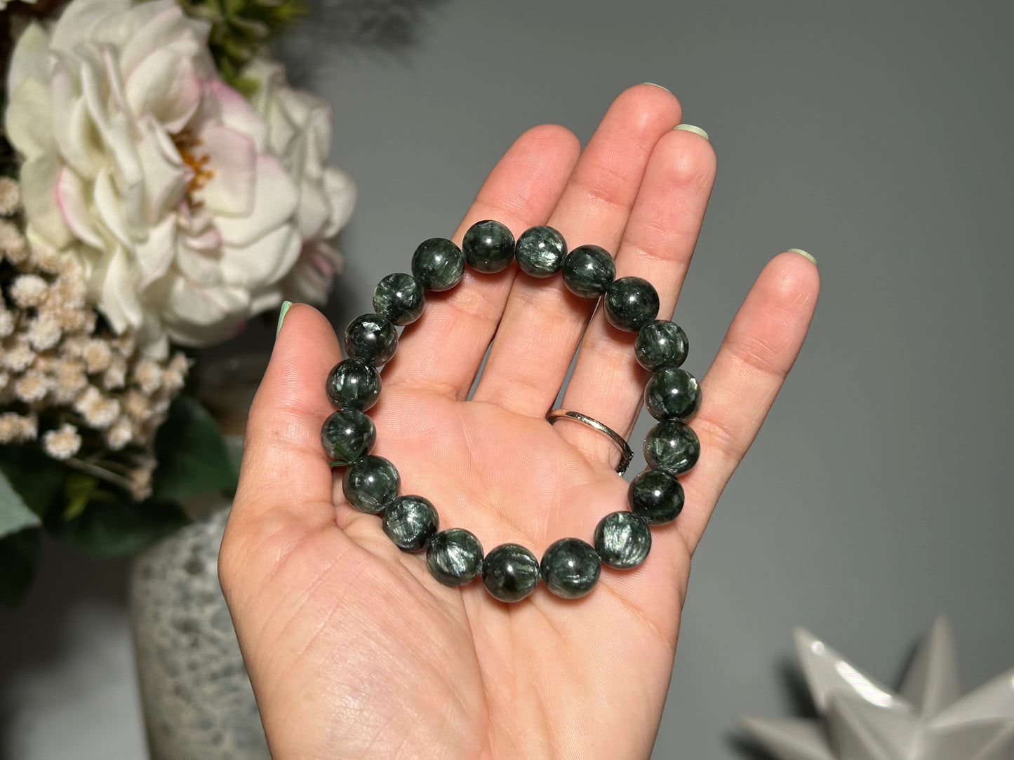 10mm Seraphinite Bracelet