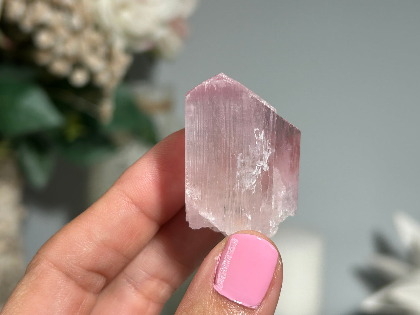 Natural Purple Kunzite Point (1.6", 40mm)