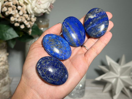 Lapis Lazuli Palm Stone Small