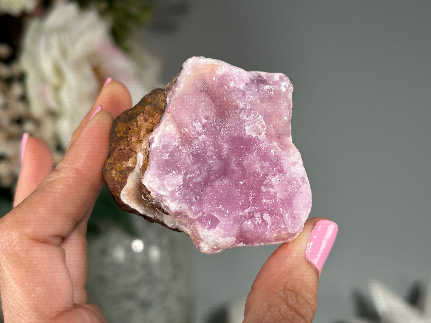 Natural Pink Aragonite (2.4", 61mm)