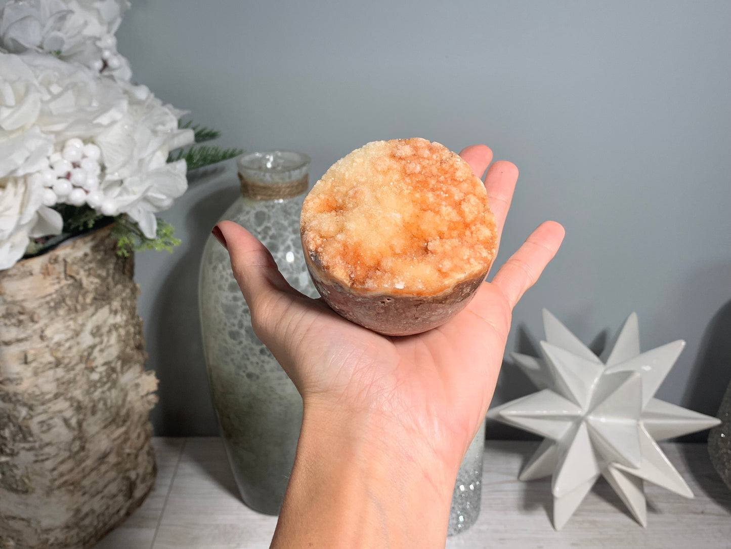 Druzy Sphalerite Sphere (2.7", 69mm)