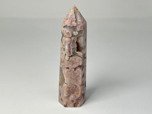 Flower Agate Tower (4.6", 110mm)