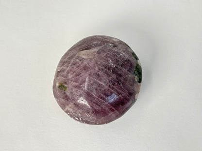 Purple Anhydrite Palm Stone