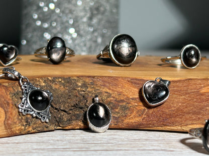 Hypersthene Sterling Silver Rings & Pendants