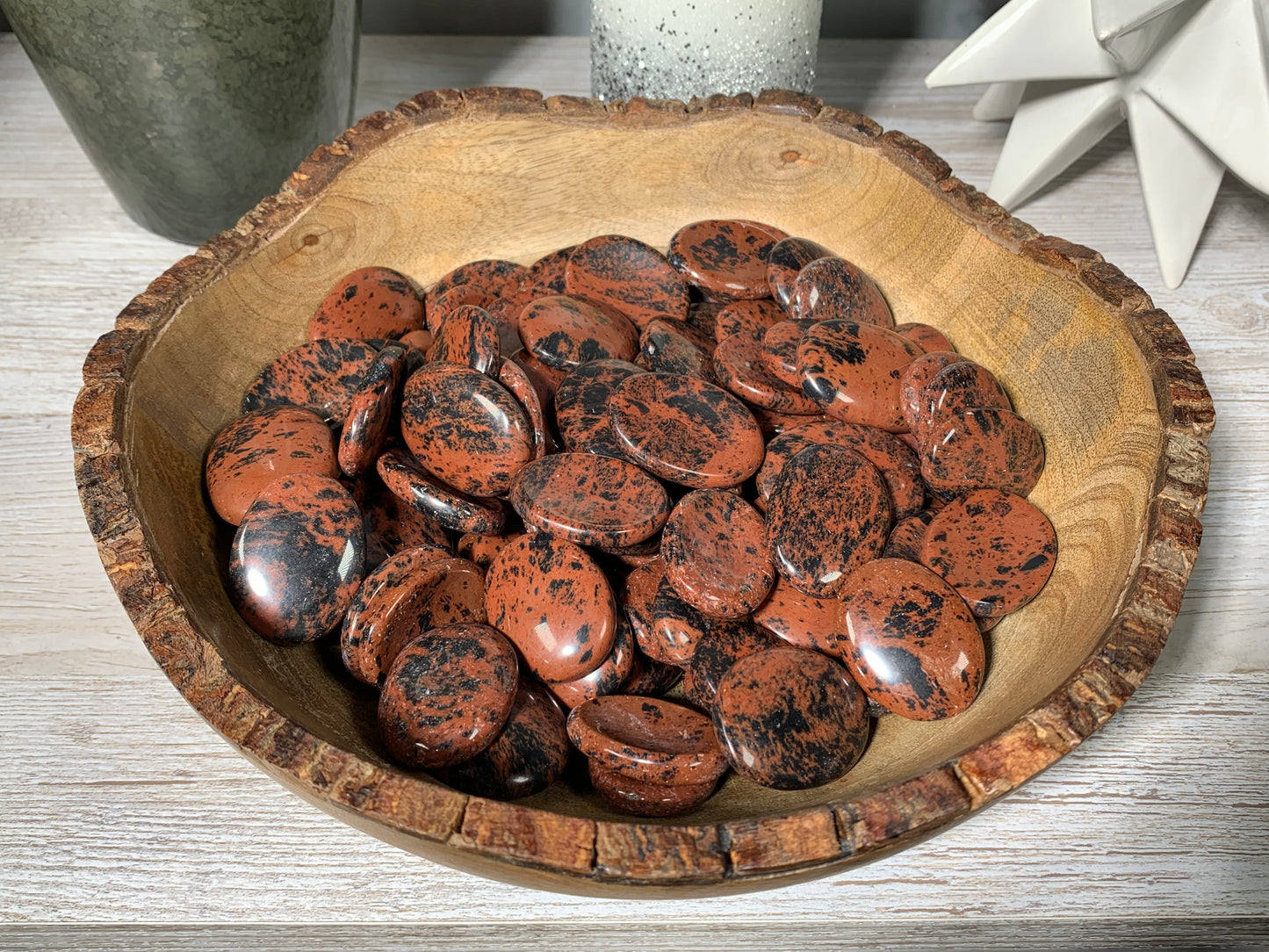 Mahogany Obsidian Thumb Stone