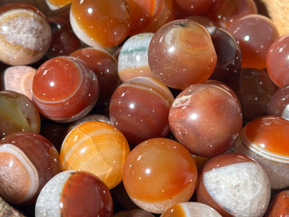 Mini Red Agate Sphere