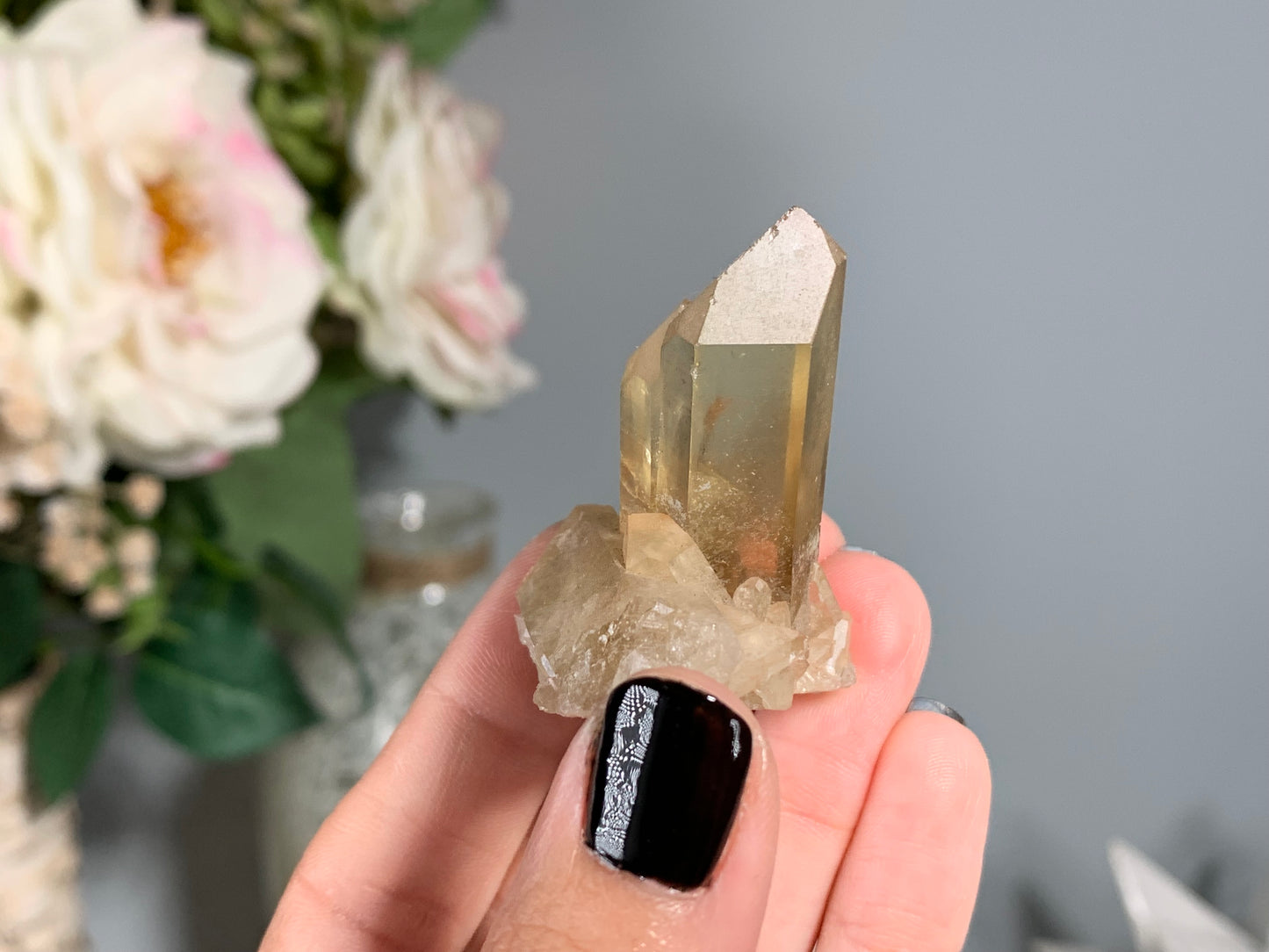 Congo Smoky Citrine Cluster (1.7", 43mm)