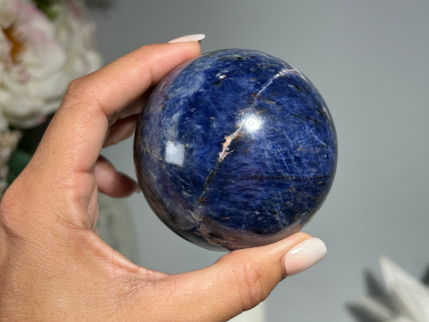 Sodalite Sphere (2.7", 69mm)