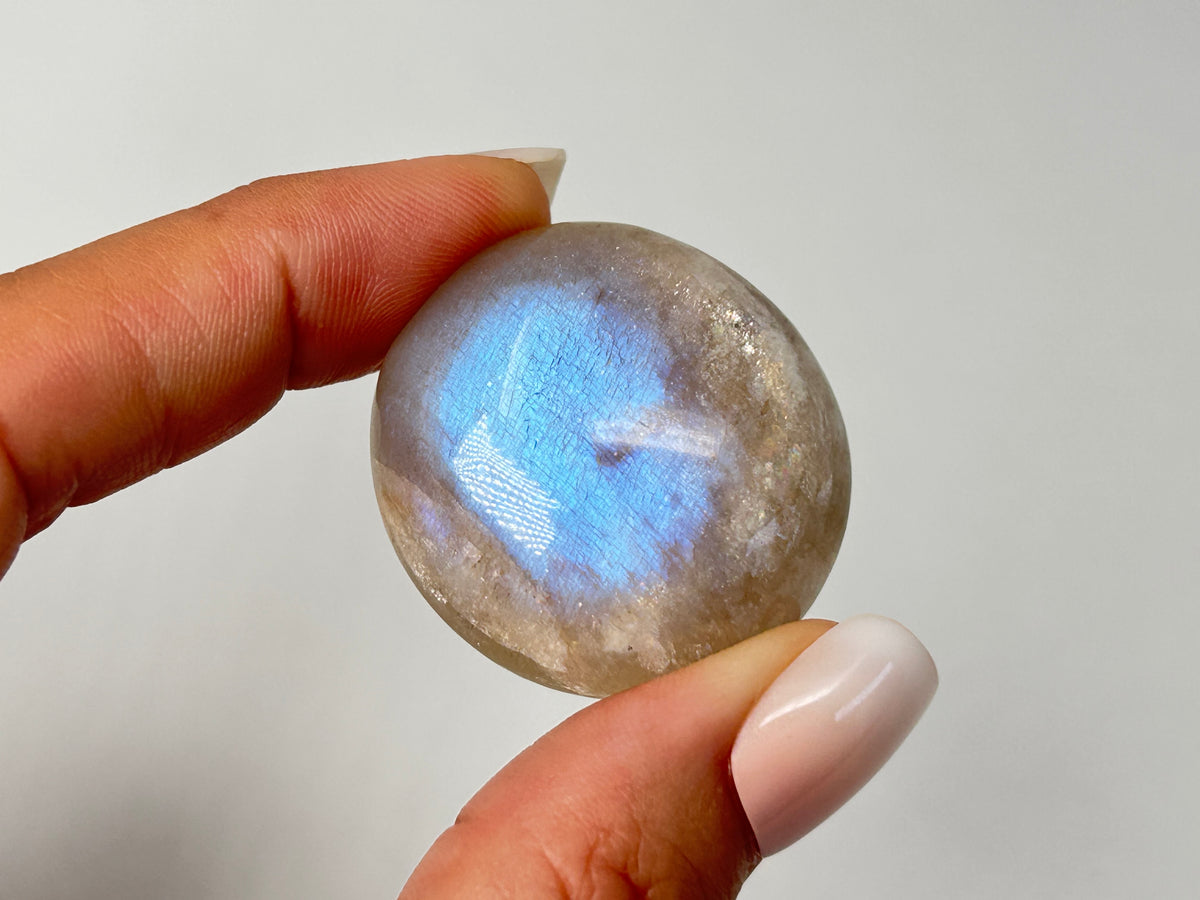 Moonstone Palm Stone #27