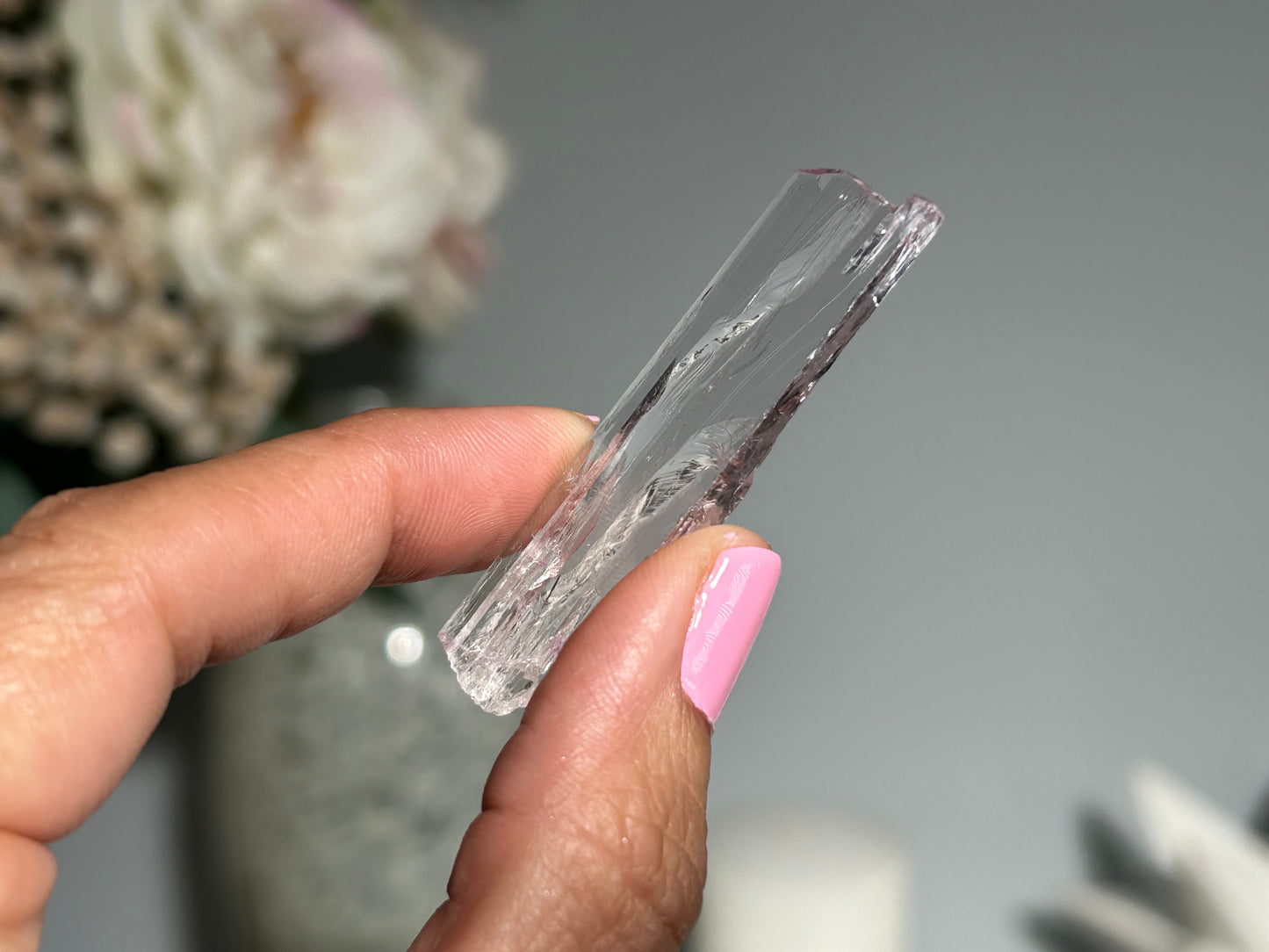 Natural Purple Kunzite Point (2", 52mm)