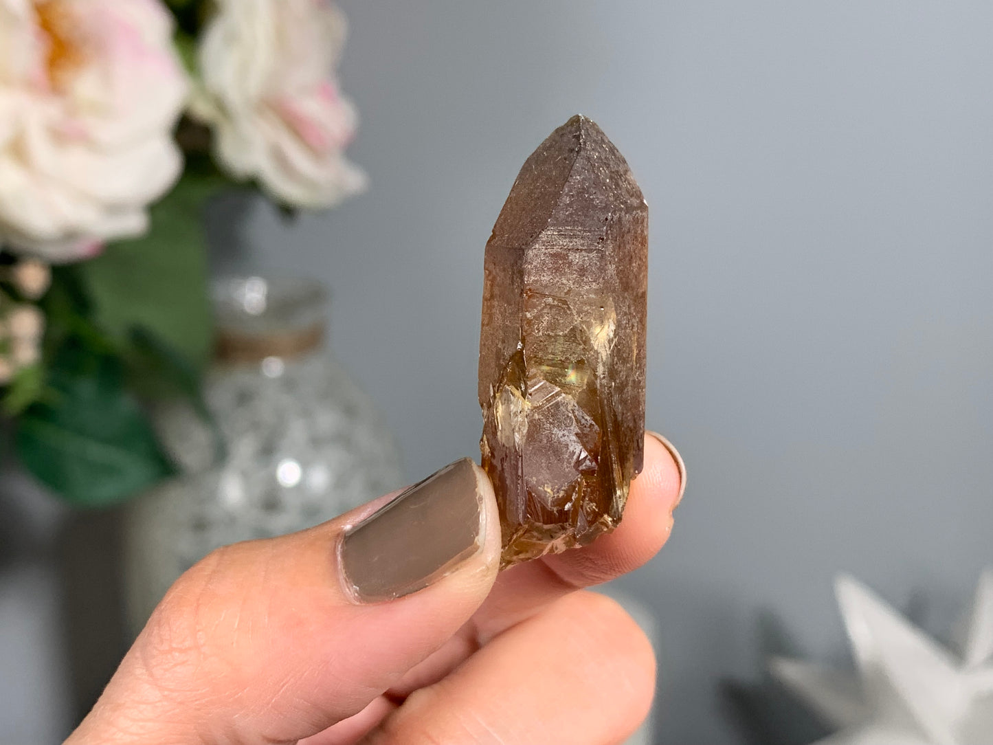 Congo Smoky Citrine Point (1.7", 43mm)