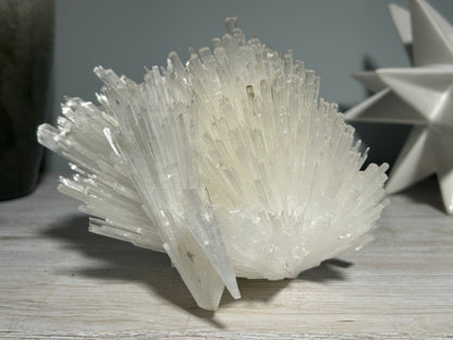 Natural Scolecite Cluster (6.6", 167mm)