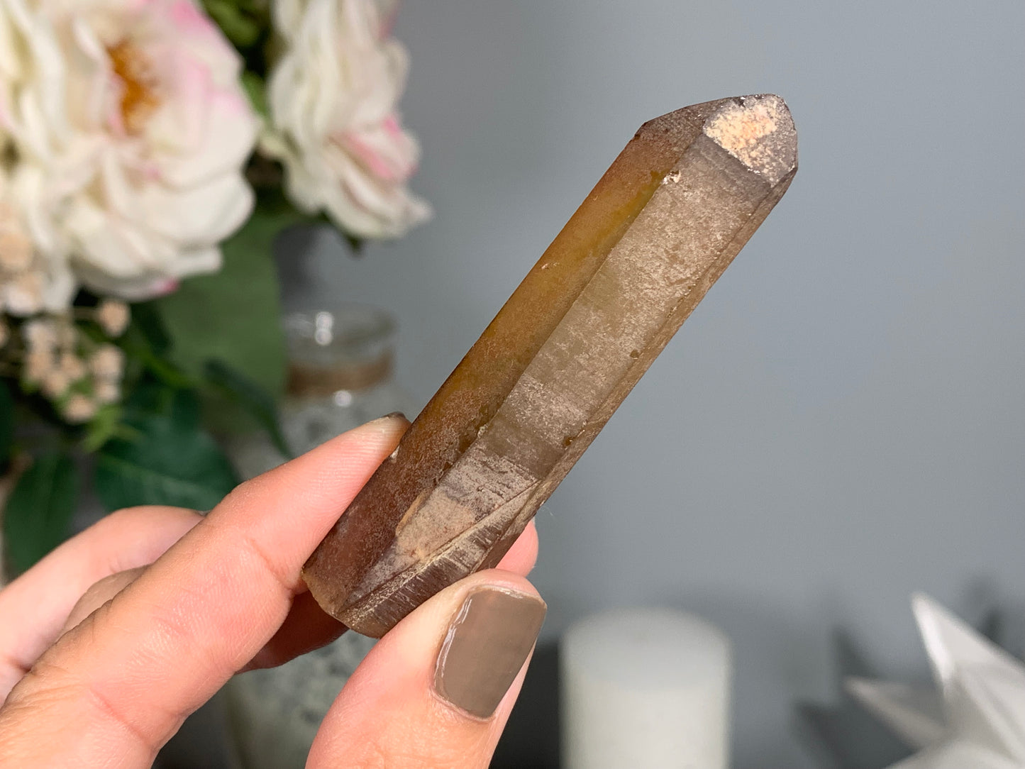 Congo Smoky Citrine Point (2.8", 72mm)