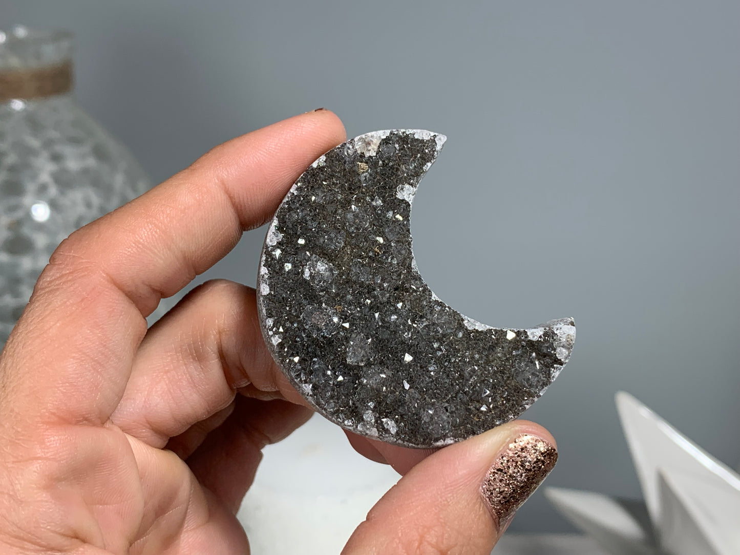 Druzy Moon (4-5 cm)