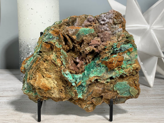 Druzy Chrysoprase (5.5", 140mm)